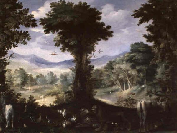 Carlo Antonio Procaccini Garden of Eden oil painting image